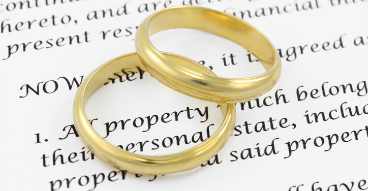 Prenuptial ( premarital ) agreement